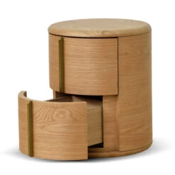 46cm Round Bedside Table - Natural -Calibre Furniture Sales Store ST8555 CN46cmRoundBedsideTable Natural 6 860x 044f5ce4 ca9e 48f2 ab12 a2ac5b8cc437