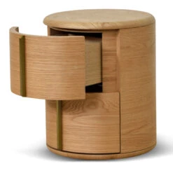 46cm Round Bedside Table - Natural -Calibre Furniture Sales Store ST8555 CN46cmRoundBedsideTable Natural 7 860x 50871eeb d1f6 471d b7bb b0cdc6795747