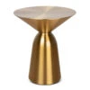 45cm Round Side Table - Gold