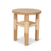 42cm Round Side Table - Natural