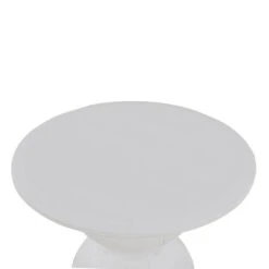Round Side Table - Full White -Calibre Furniture Sales Store ST8956 NIRoundSideTable FullWhite 1 860x 311e79fd 2083 49b4 9150 c9688133fd99