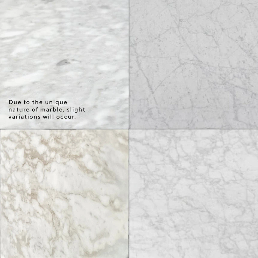 1.5m Marble Console Table - White - Image 14