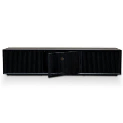 2m Entertainment TV Unit - Black Veneer -Calibre Furniture Sales Store TV2724 DW 04 860x 45d1eb8c 6fd8 441e 8b69 400b107b5962