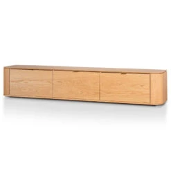 2.4 TV Entertainment Unit - Natural Oak