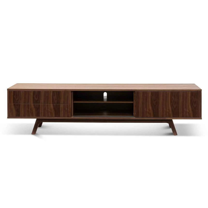 2.1m TV Entertainment Unit - Walnut - Image 3