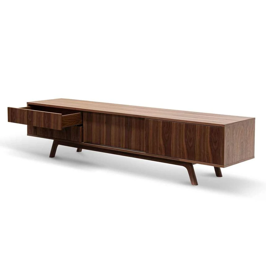 2.1m TV Entertainment Unit - Walnut - Image 6