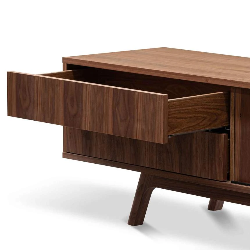 2.1m TV Entertainment Unit - Walnut - Image 8