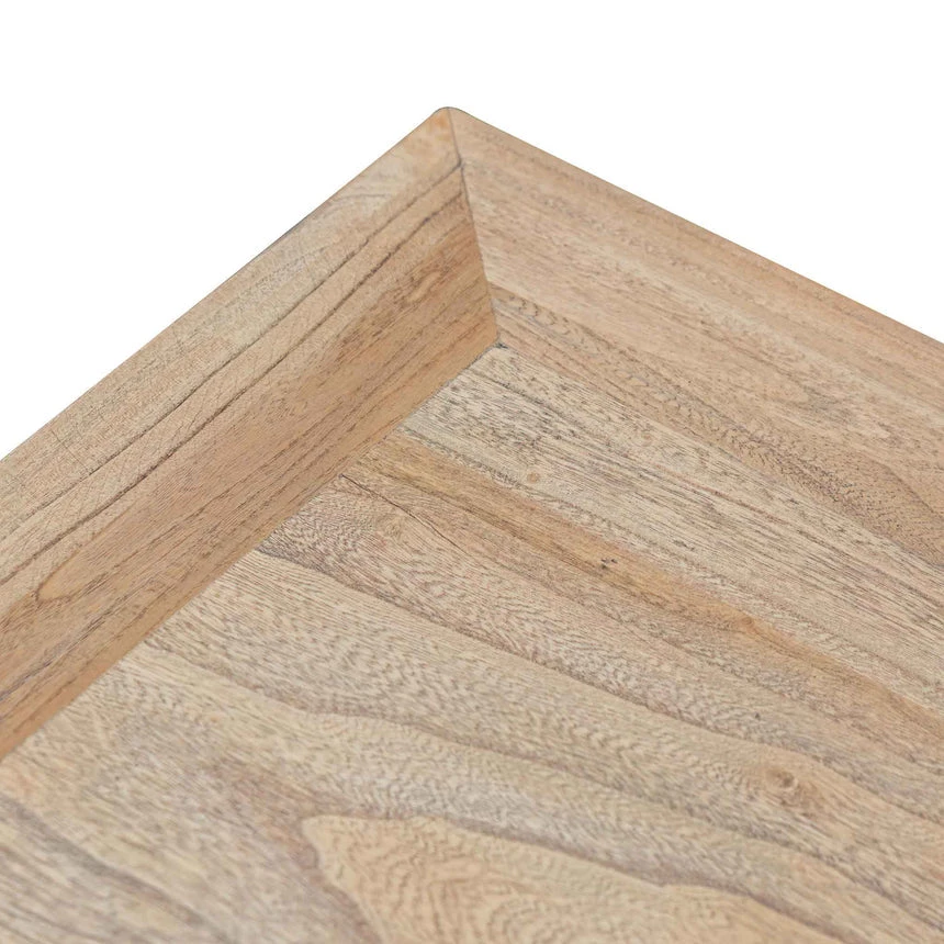 TV Entertainment Unit - Natural With Rattan Doors - Image 8