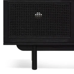 1.7m ELM Black Entertainment TV - Natural Rattan Door -Calibre Furniture Sales Store TV8137 NI 05 860x 73bea598 8cb9 4d3c 92aa 34416ae4740a