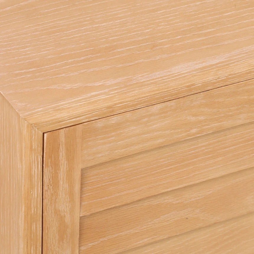 2.2m Elm TV Entertainment Unit - Natural 4 2.2m Elm TV Entertainment Unit - Natural - Image 4