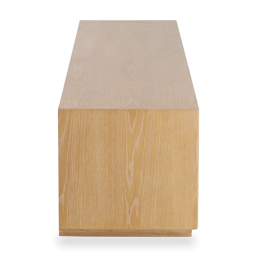 2.2m Elm TV Entertainment Unit - Natural 6 2.2m Elm TV Entertainment Unit - Natural - Image 6