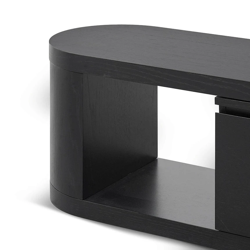 Extendable TV Entertainment Unit - Full Black Oak - Image 10