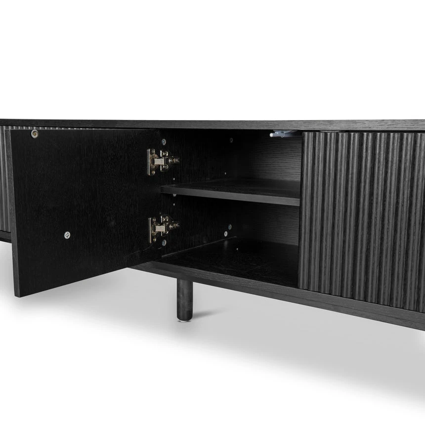 2m TV Entertainment Unit - Full Black 15 2m TV Entertainment Unit - Full Black - Image 15