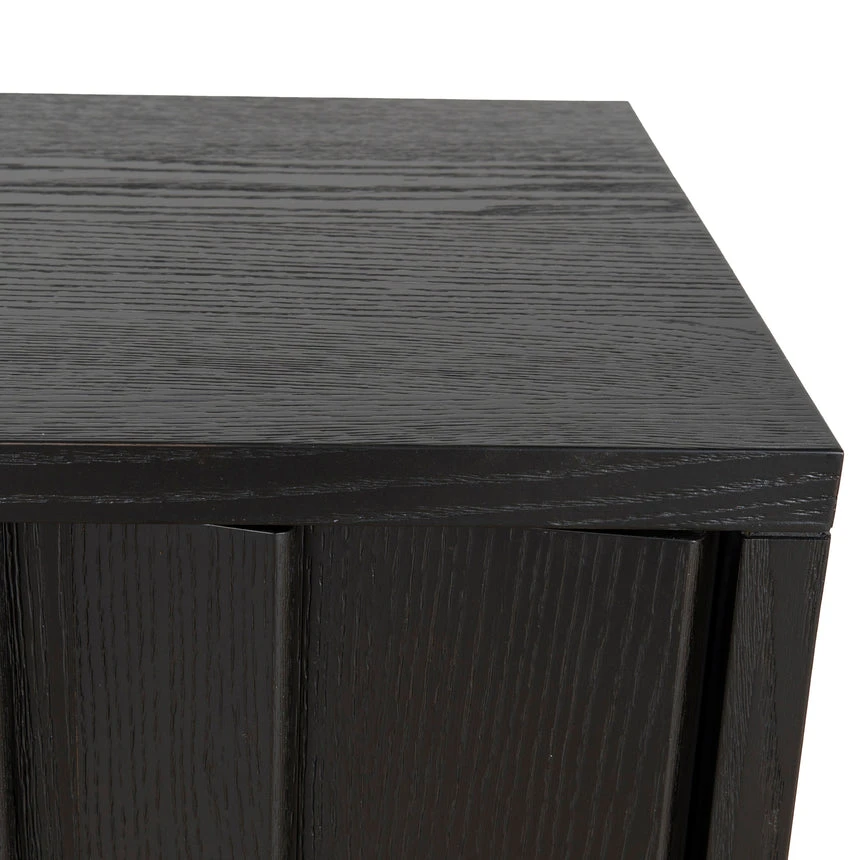 2m TV Entertainment Unit - Textured Espresso Black 13 2m TV Entertainment Unit - Textured Espresso Black - Image 13