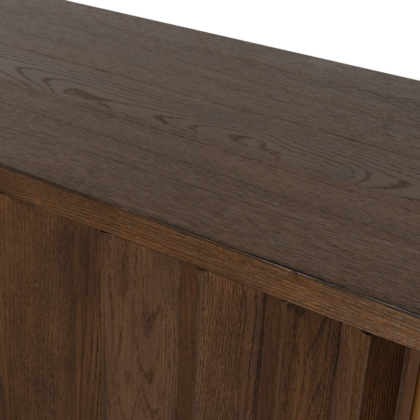 2m TV Entertainment Unit - Caramel Oak 13 2m TV Entertainment Unit - Caramel Oak - Image 13