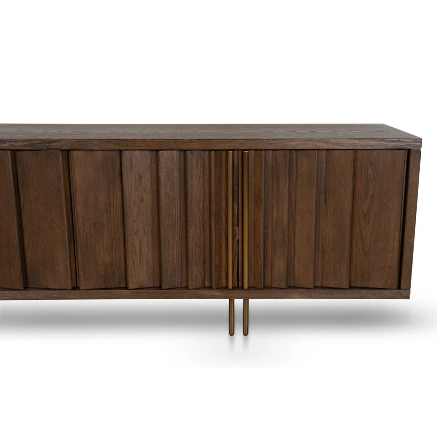 2m TV Entertainment Unit - Caramel Oak 7 2m TV Entertainment Unit - Caramel Oak - Image 7
