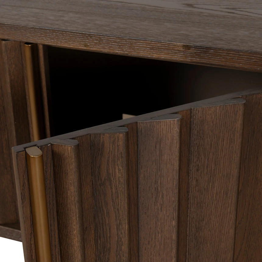 2m TV Entertainment Unit - Caramel Oak 8 2m TV Entertainment Unit - Caramel Oak - Image 8