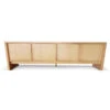 2.1m Travertine Top TV Entertainment Unit - Creme Ash