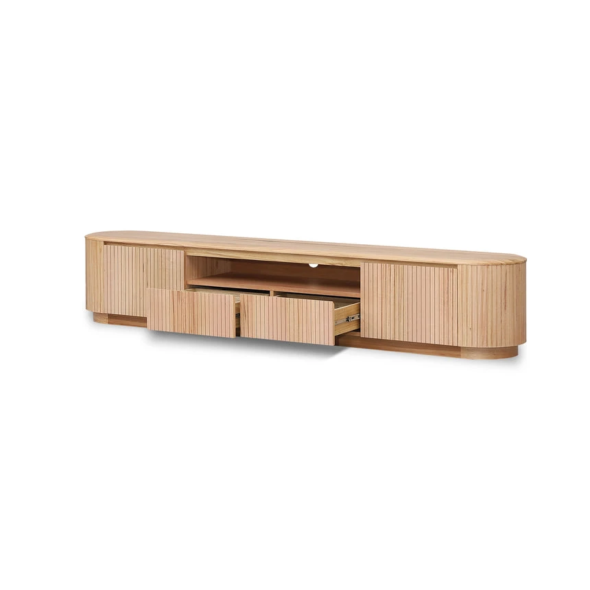 2.4m TV Entertainment Unit - Natural Ash - Image 2
