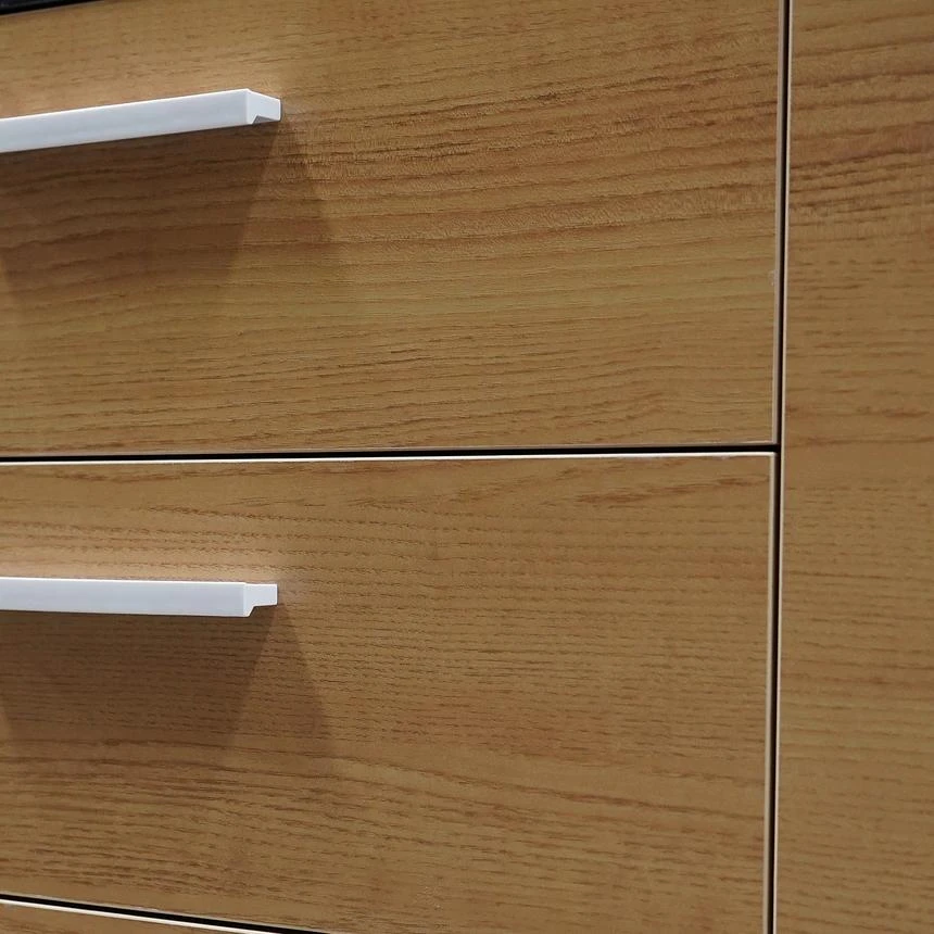 1.95m Executive Desk Right Return - Black Frame With Natural Top And Drawers - Image 14