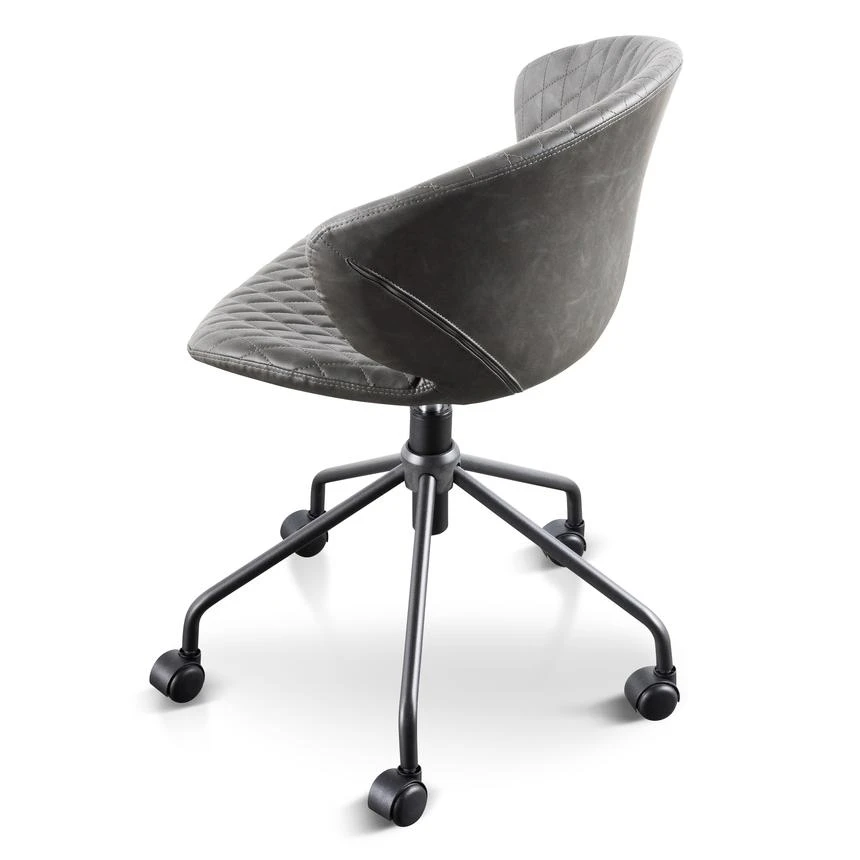 Office Chair - Charcoal With Black Base - Image 5