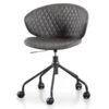 Office Chair - Charcoal With Black Base