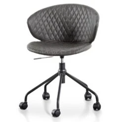 Office Chair - Charcoal With Black Base