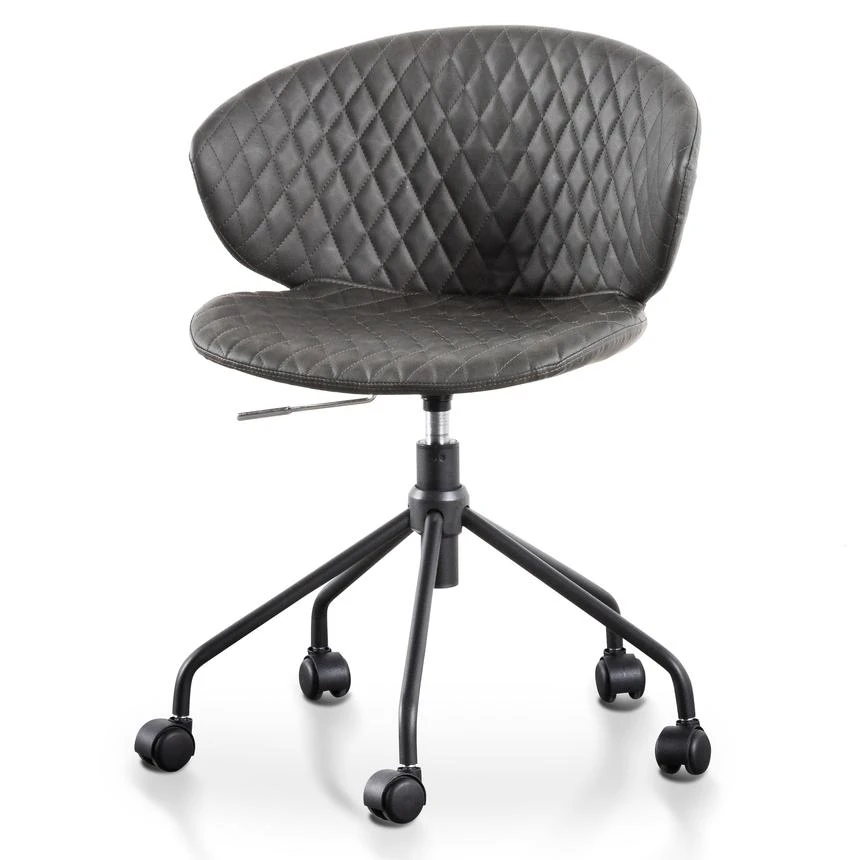Office Chair - Charcoal With Black Base