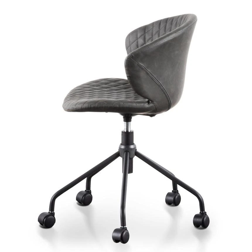 Office Chair - Charcoal With Black Base - Image 3