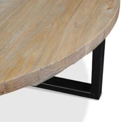 Reclaimed 100cm Round Coffee Table -Calibre Furniture Sales Store arthur reclaimed round coffee table cf425 zoom 3 860x b6e4a7d4 a9d9 47a5 a105 81522a5ffe09