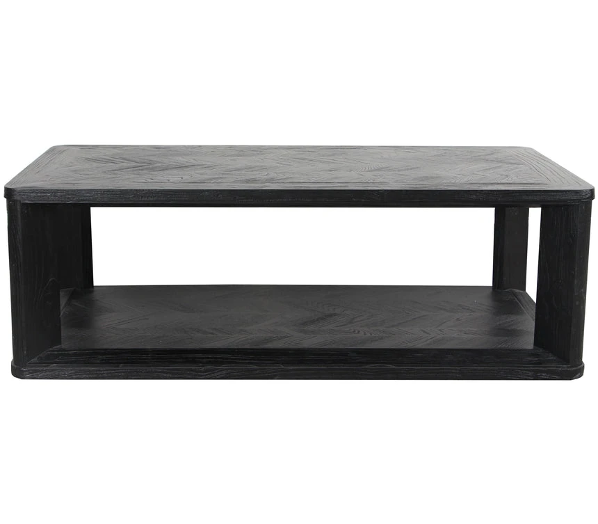 Square ELM Coffee Table - Black 2 Square ELM Coffee Table - Black - Image 2
