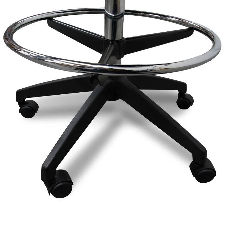 Drafting Office Chair - Black - Image 5