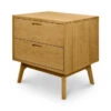 Wooden Bedside Table - Natural Oak