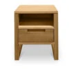 1 Drawer Wooden Bedside Table - Natural Oak
