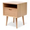 SQ Wooden Bedside Table