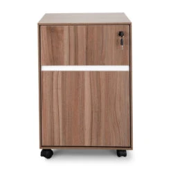Drawer Mobile Pedestal - Walnut