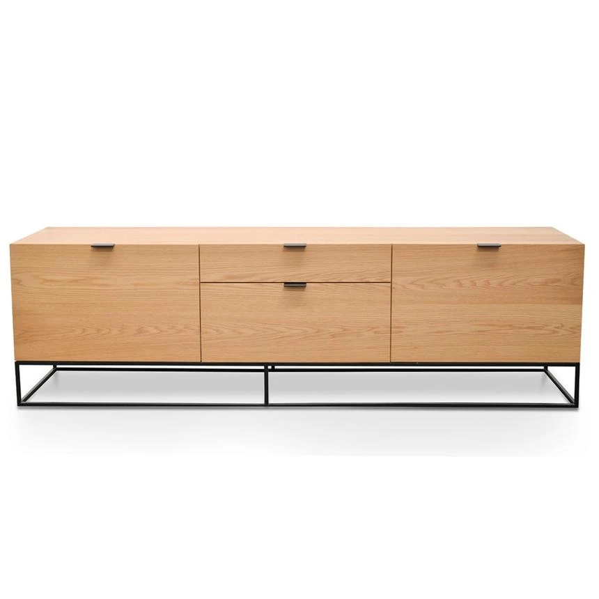 180cm Entertainment TV Unit - Natural Oak