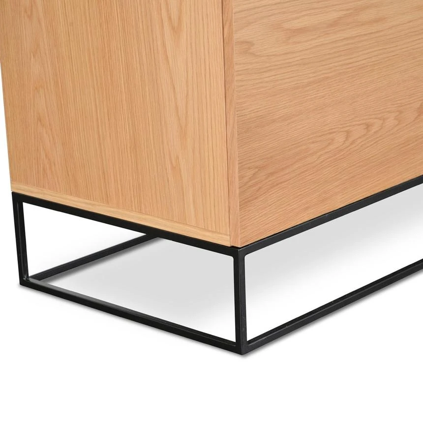 180cm Entertainment TV Unit - Natural Oak - Image 7