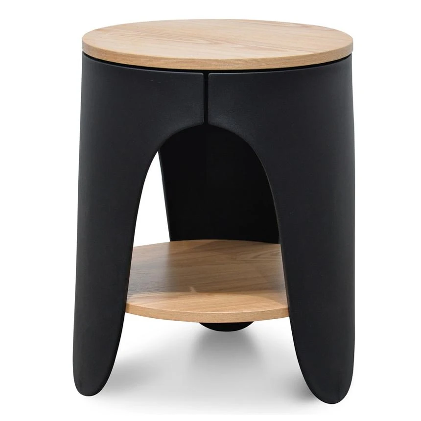 Side Table - Natural - Black 3 Side Table - Natural - Black - Image 3