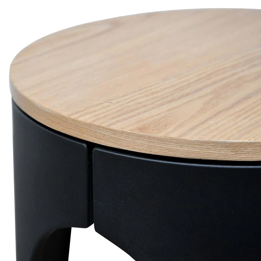 Side Table - Natural - Black 5 Side Table - Natural - Black - Image 5