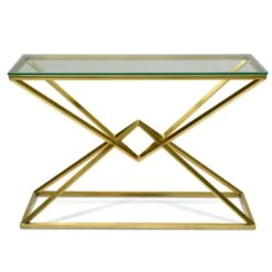 1.2m Glass Console Table - Gold Base 11 1.2m Glass Console Table - Gold Base -Calibre Furniture Sales Store dt2364 ks 1 860x 1782342b 0dd8 4a52 b073 10ac3c019456