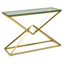 1.2m Glass Console Table - Gold Base 10 1.2m Glass Console Table - Gold Base -Calibre Furniture Sales Store dt2364 ks 2 860x 63fbd797 e749 4d52 adf0 13227396d4a4