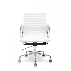 Leather Office Chair - White
