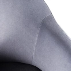 Charcoal Velvet Office Chair - Black Base -Calibre Furniture Sales Store enoch charcoal velvet office chair black base OC6196 LF 12 860x 72b7f276 5798 49bd b86c d703895caf8a