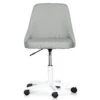 Grey Fabric Office Chair - Black Base