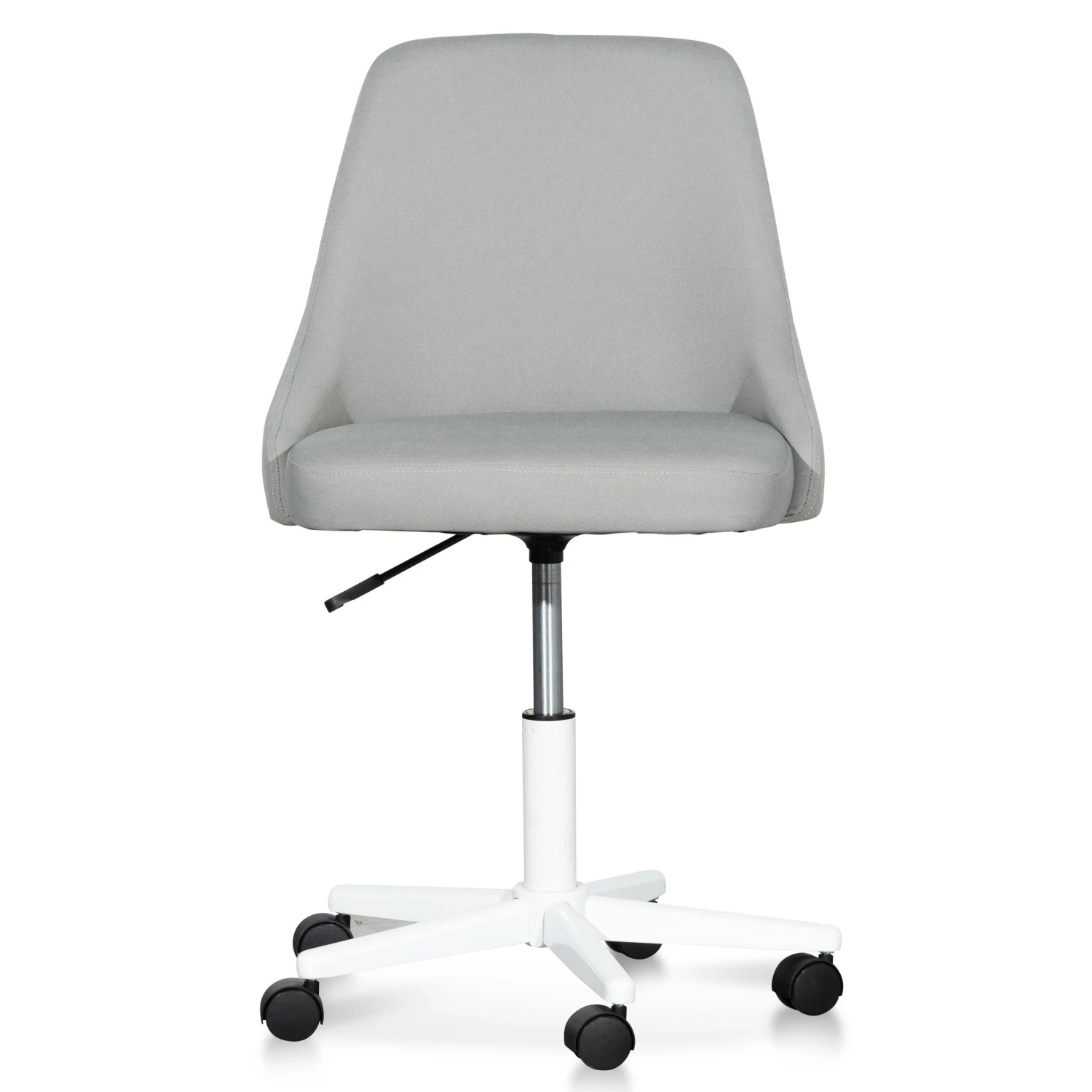 Grey Fabric Office Chair - Black Base