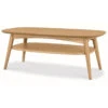 Scandinavian 109cm Coffee Table - Natural