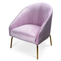 Armchair - Blush Velvet