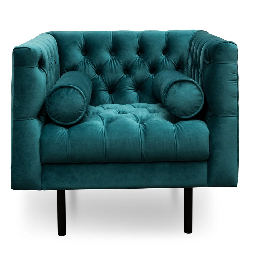Armchair - Teal Green - Image 9
