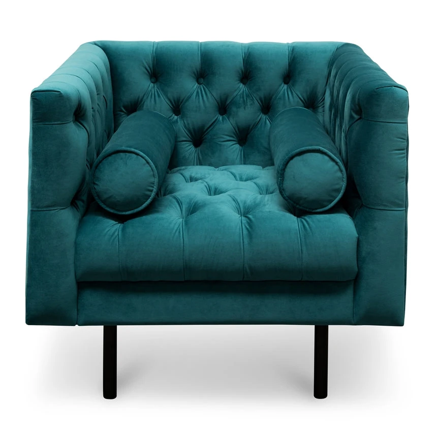 Armchair - Teal Green - Image 3